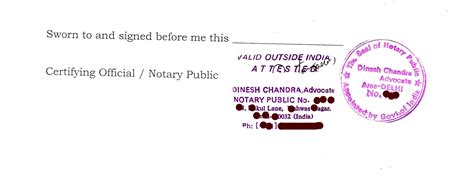 The commissioner for oaths verifies these documents for use in malaysia. Prepare a Non Judicial Affidavit in India | Allied Legal