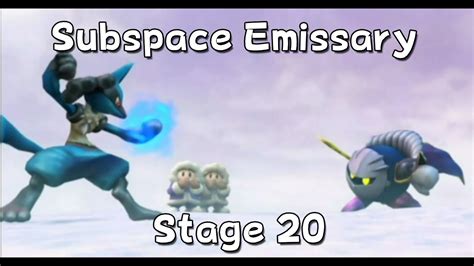 Super Smash Brothers Brawl Subspace Emissary Stage 20 The Glacial