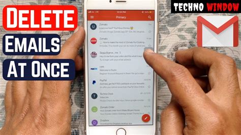 How To Delete All Gmail Emails At Once On Iphone Youtube