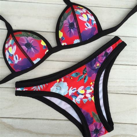 Buy Trangel 2017 Sexy Push Up Swimwear Halter Bikini