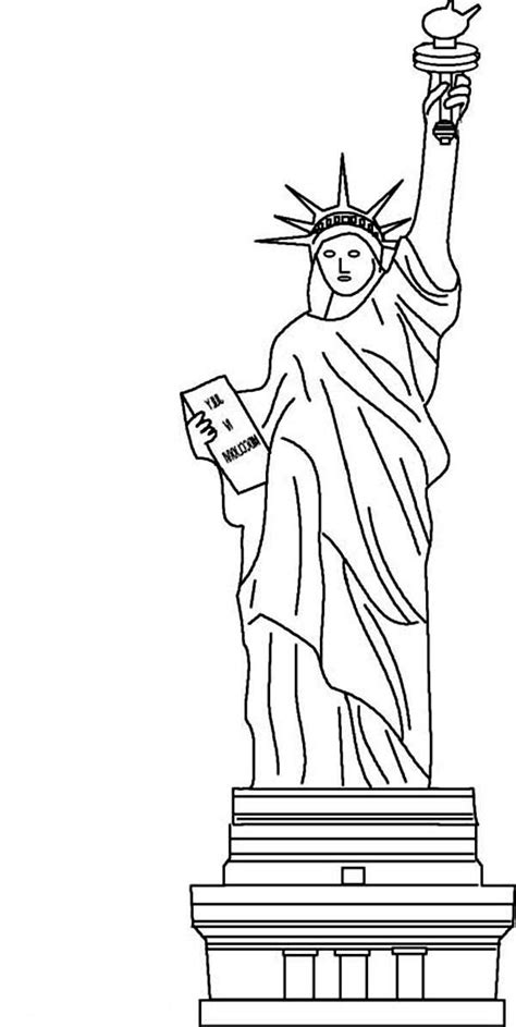 To clarify the list of pictures that you see: Coloring Book Page Of Statue Of Liberty - Cliparts.co