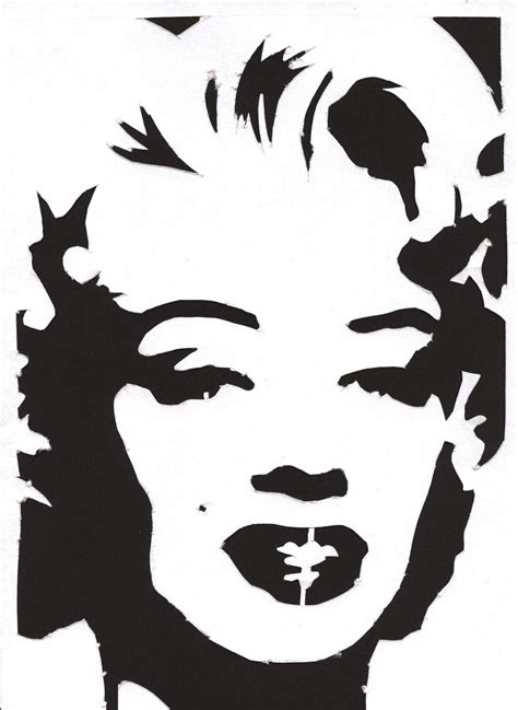 Marilyn Monroe Stencil Imagui