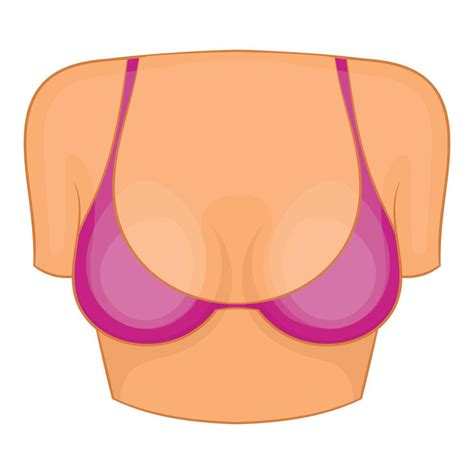 woman breast icon cartoon style 14680186 vector art at vecteezy