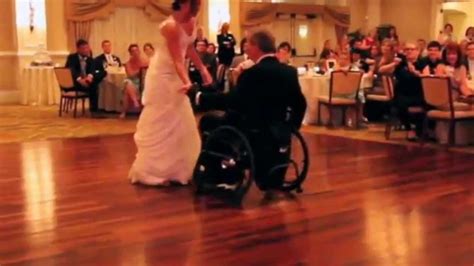 father daughter dance with a quadriplegic dad youtube