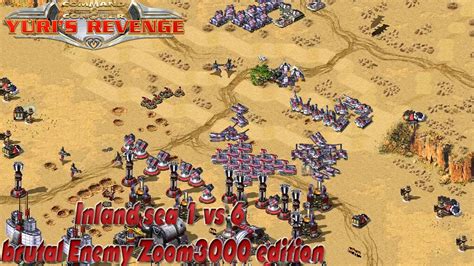 Red Alert 2 | Inland sea Zoom3000 edition | 1 vs 6 brutal Enemy - YouTube
