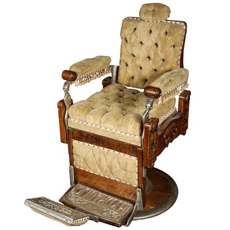 Restored 1800s Barber Chair By Kochs For Sale At 1stdibs 1800 Barber