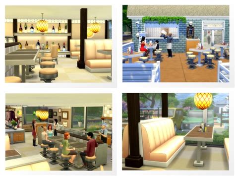 Barnyard Breakfast Diner By Oldbox At All 4 Sims Sims 4 Updates