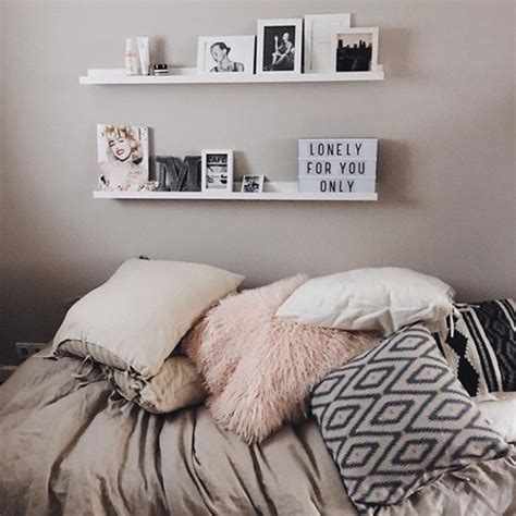 This standout combination of white and taupe will look beautiful paired. teen room on Tumblr