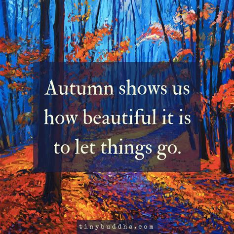 Autumn Shows Us How Beautiful It Is To Let Things Go Tiny Buddha