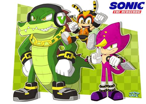 Sonic Movie Team Chaotix By Jaredsteeletype On Deviantart Hedgehog