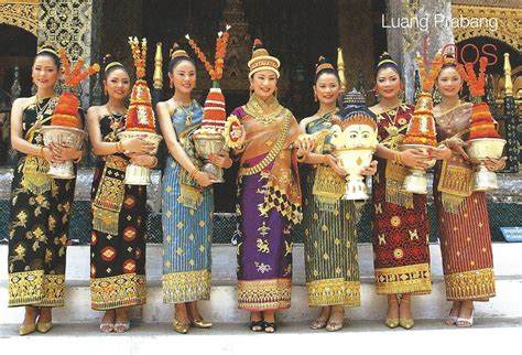 MY POSTCARD-PAGE: LAOS ~ Nang Sangkhan (Miss New Year) at Pii Mai Festival
