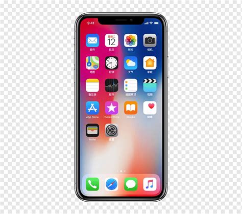 Iphonex Front View Apple手机 Iphone Intelligent Mobile Phone Png