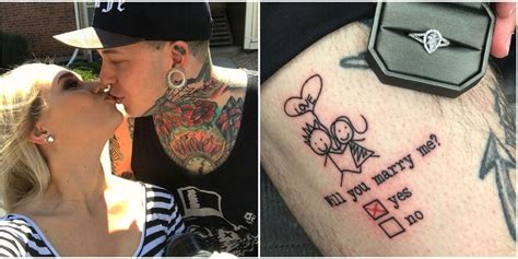 Tattoo Artist Proposes To Girlfriend In Risky Way Riskiest Proposal