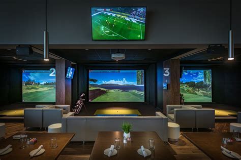 Loft 18 Sizeler Thompson Brown Architects Golf Simulator Room Golf