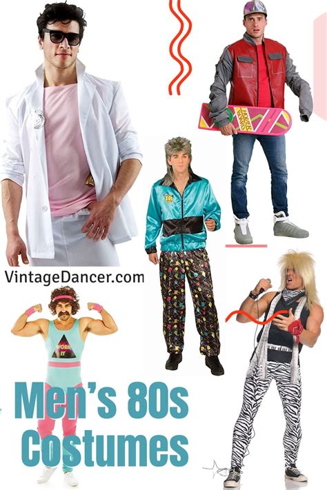 guys 80s costumes that are totally rad 80s rocker 80s workout 80s miami vice 80s wrestler