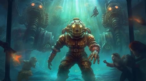 Um Pôster De Um Filme Chamado Bioshock Foto Premium