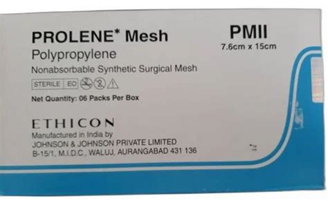 Prolene Polypropylene Nonabsorbable Synthetic Surgical Mesh At Rs 1190