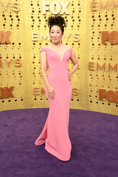 sandra oh at the 2019 emmy awards the sexiest dresses at the emmys 2019 popsugar fashion uk