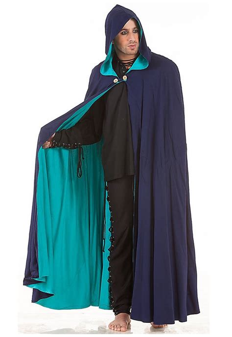 Reversible Medieval Cloak Cloaks Capes Renaissance Costume Clothing