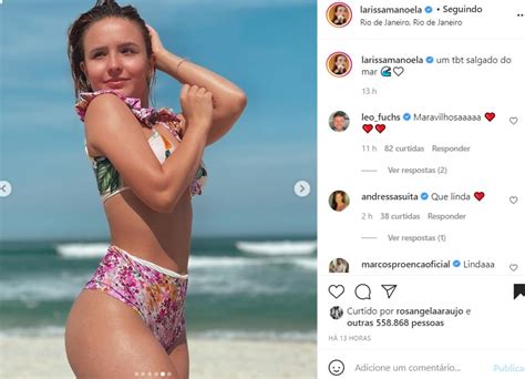 Larissa Manoela Ostenta Corp O Em Fotos De Biqu Ni