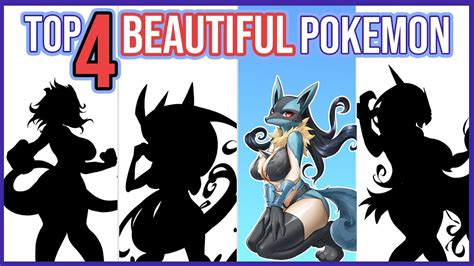 Top 4 Beautiful Pokemon As Female Version Youtube