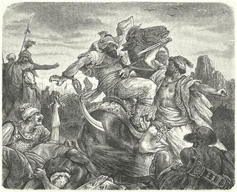 Death Of The Ottoman Sultan Murad I At The Battle Of Kosovo 1389 Stock