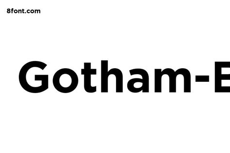 Gotham Bold Graphic Design Fonts
