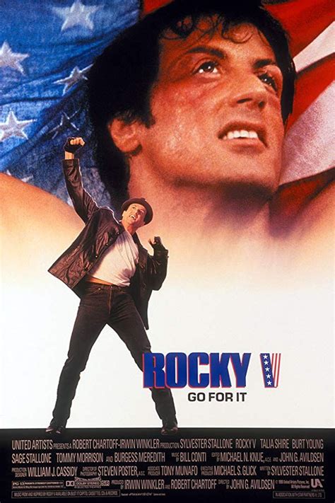Rocky V 1990 Sylvester Stallone Rocky Film Sylvester