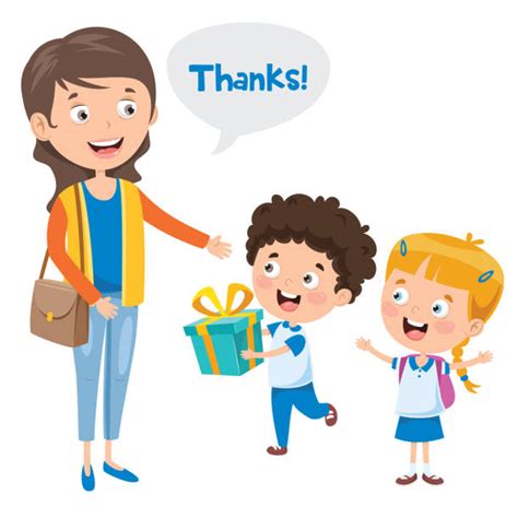 Thank You Kids Illustrations Royalty Free Vector Graphics And Clip Art