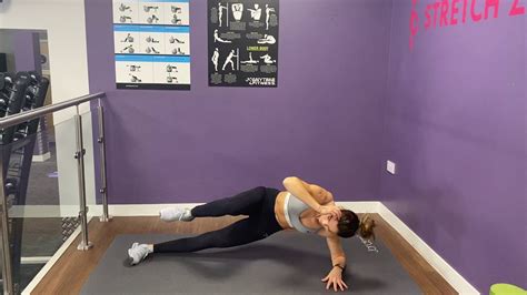 Side Plank Crunches Youtube