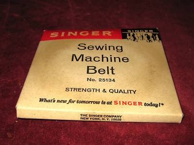 VINTAGE SINGER SEWING MACHINE BELT 25134 + ORIG PACKAGE | #119175402