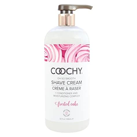 coochy rash free shave cream conditioner and moisturizing complex ideal for sensitive skin