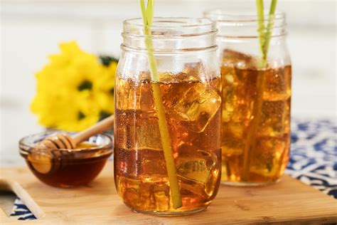 Honey Ginger Iced Green Tea With Lemongrass Recipe Reily Products