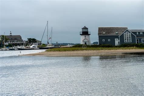 Hyannis Harbor Lighthouse Stock Image Image Of Harbor 162619157