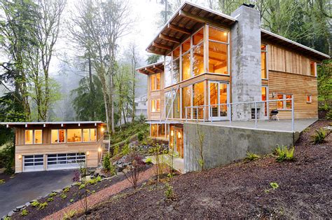 Modern House In Woods Photograph By Will Austin Pixels