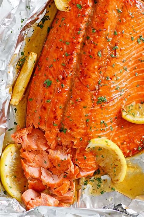 When the time for dinner comes you can substitute almost anything comparable for each of the ingredients: Honey Garlic Salmon In Foil | Easy Weeknight in 2020 | Salmon fillet recipes, Salmon in foil ...