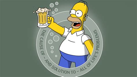 Papel De Parede Ilustração Desenho Animado Os Simpsons Homer