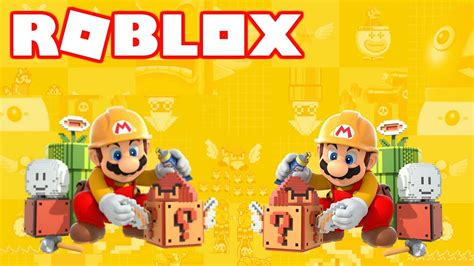 Super Mario Makers Of Roblox Banner Roblox Youtube Free Robux Codes Live