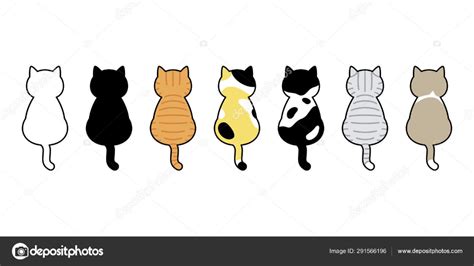 Kitten Calico Breed Icon Logo Symbol ... | Cat vector, Cat doodle, Cat logo design