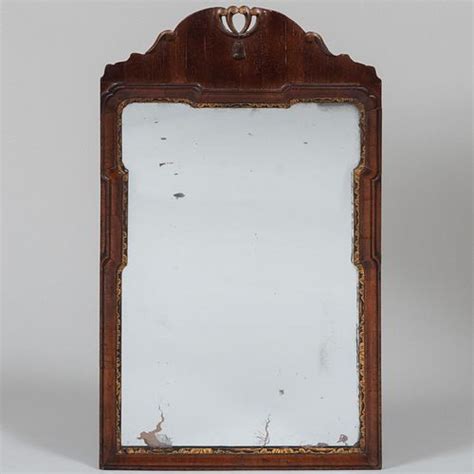 Small Federal Style Mahogany And Parcel Gilt Mirror Sold At Auction On