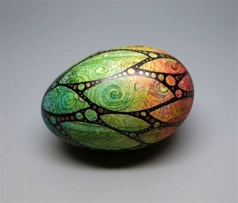 Beautiful Painted Eggs A Pdf Tutorial Egg Art Diy Etsy Egg Art