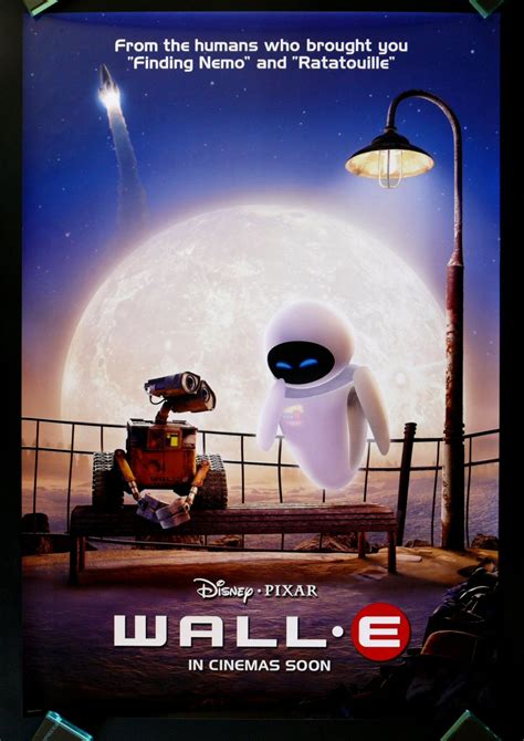 Wall E Cinemasterpieces Sh Original Movie Poster Disney Pixar