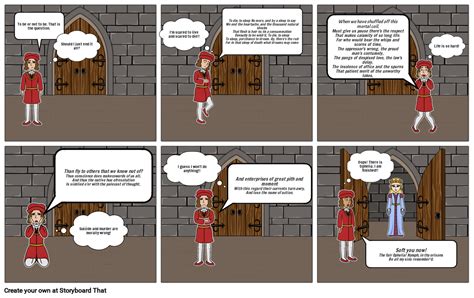 Hamlet S Soliloquy Storyboard By Odkennedy