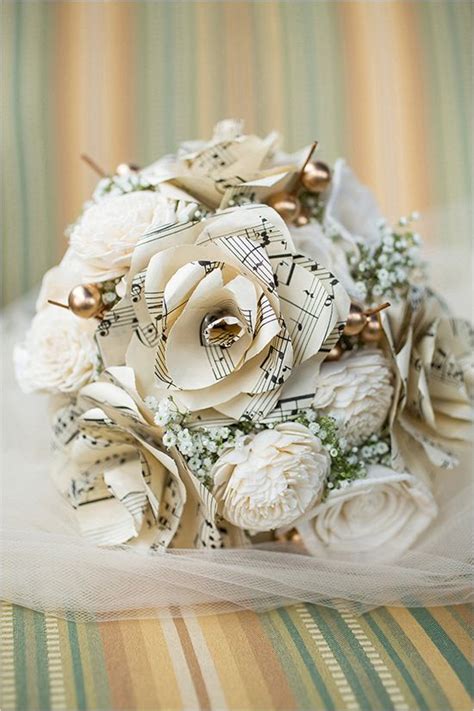 Floral sticks with wire attached; Music Loving New Orleans Wedding | Music themed wedding ...