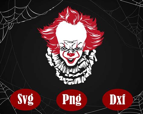 Pennywise Svg It Svg Clown Svg Halloween Svg Png Dxf Etsy
