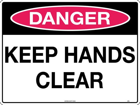 Danger Keep Hands Clear Danger Signs Uss