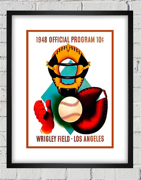 1948 Vintage Los Angeles Angels Yearbook Cover Digital Etsy