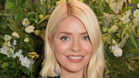 holly willoughby s curve hugging dress has the most unexpected detail hello