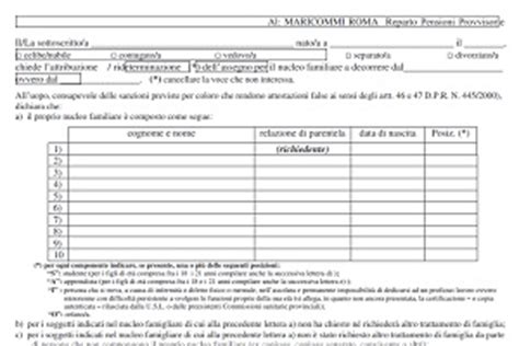 Devo compilare l'atto notorio per richiedere gli assegni familiari. Moduli della Marina, la richiesta per gli assegni ...