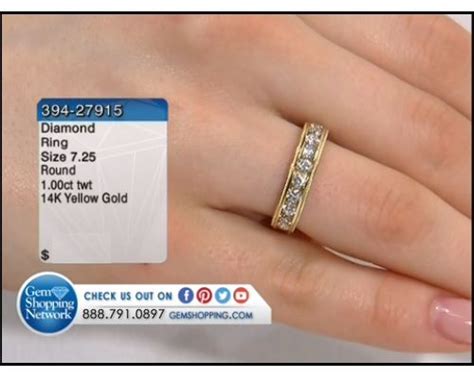 1 00 Ctw Diamond Round 14K Yellow Gold Ring Size 7 25 Gemstone